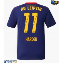 Moški Nogometni dresi RB Leipzig Conrad Harder #11 Gostujoči 2025-26 Kratek Rokav